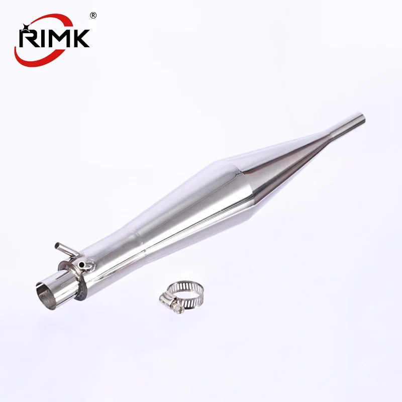 Marine Engine Mufflered Pipe Stainless Steel L360mm for 26CC Zenoah Gas Marine Engine for Rc Boat