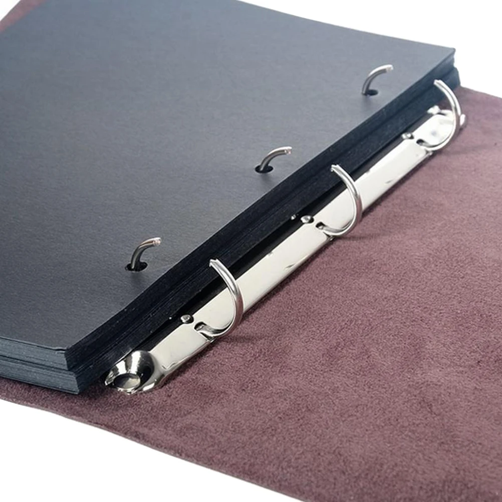 

Love Heart Photo Album DIY Scrapbook with Hollow Design Personalized Metal Corners for Wedding Anniversary Valentine Mother's