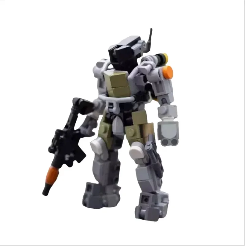 MOC Creative Robot Mobile Set Mechanical Armor Mechanical Model Building Blocks Gift Toys Children's Puzzle Gift