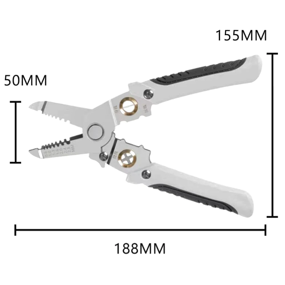 Industrial Grade Wire Cutting Cable Pliers Wire Stripping Pliers Stainless Steel Electrician Special Wire Splitting Pliers