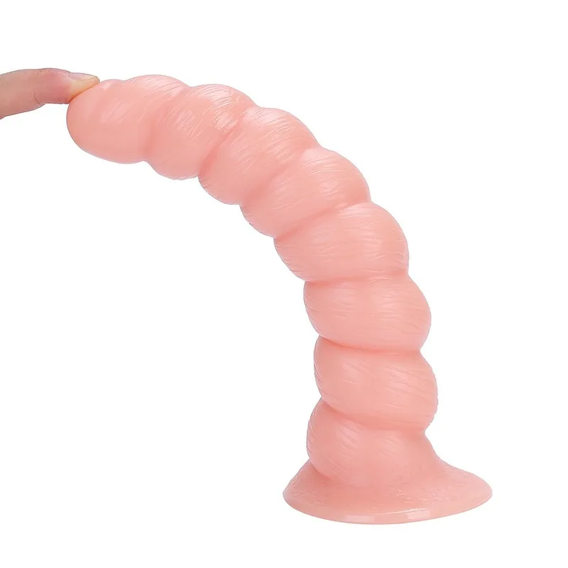 

Soft Big Butt Plug Suction Cup Huge Anal Dildos Spiral G Spot Stimulation Masturbation Anus Expander Adult Sex Toys for Women