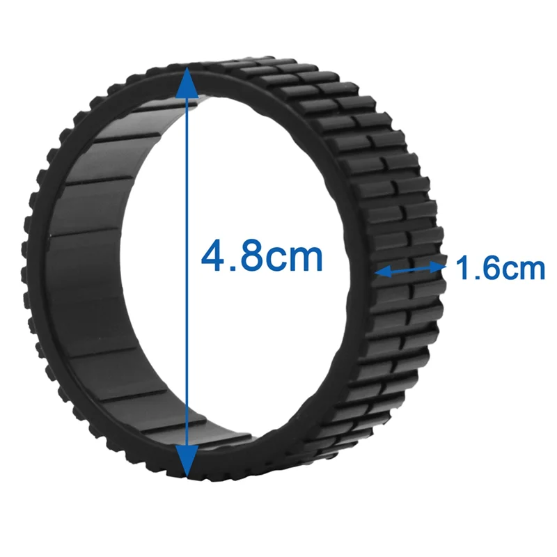 2 Pcs Non-Slip Wheel Tires for iRobot Braava 380 380T 320 Mint5200 Robot Vacuum Cleaner Replacement Parts