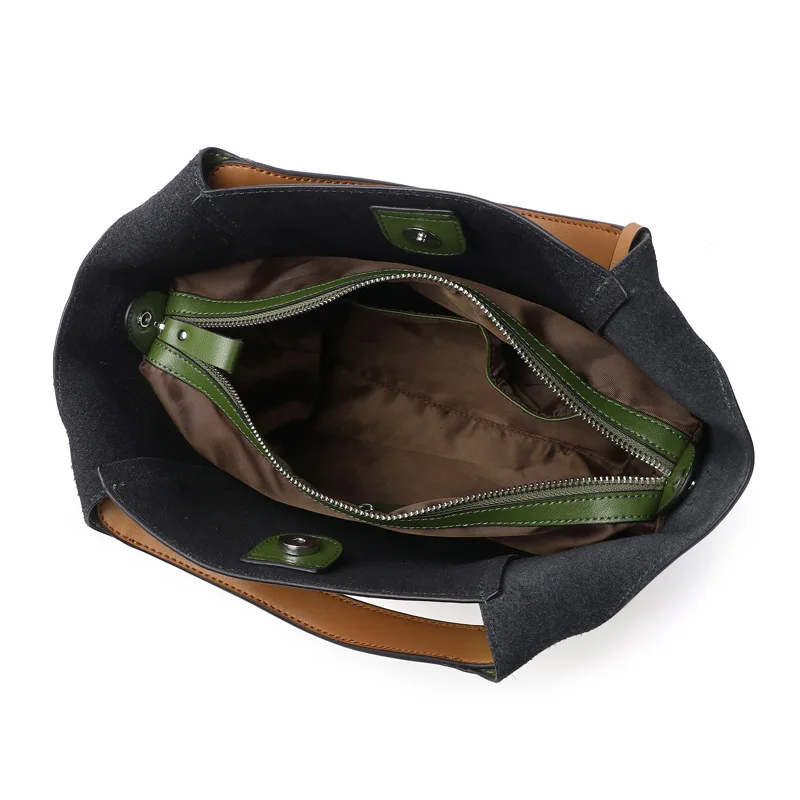 2025 Leather Women\'s Bag Fashion Cowhide Female Handbag Women\'s Single Shoulder Crossbody Bag