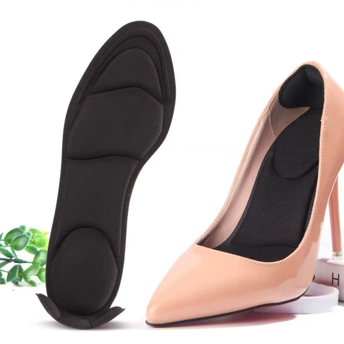 2 in High Heel Einlegesohle Damen Fußpflege Schuh zubehör Griff Einlegesohlen für Heels Stiefel Schwamm Einsatz Pads