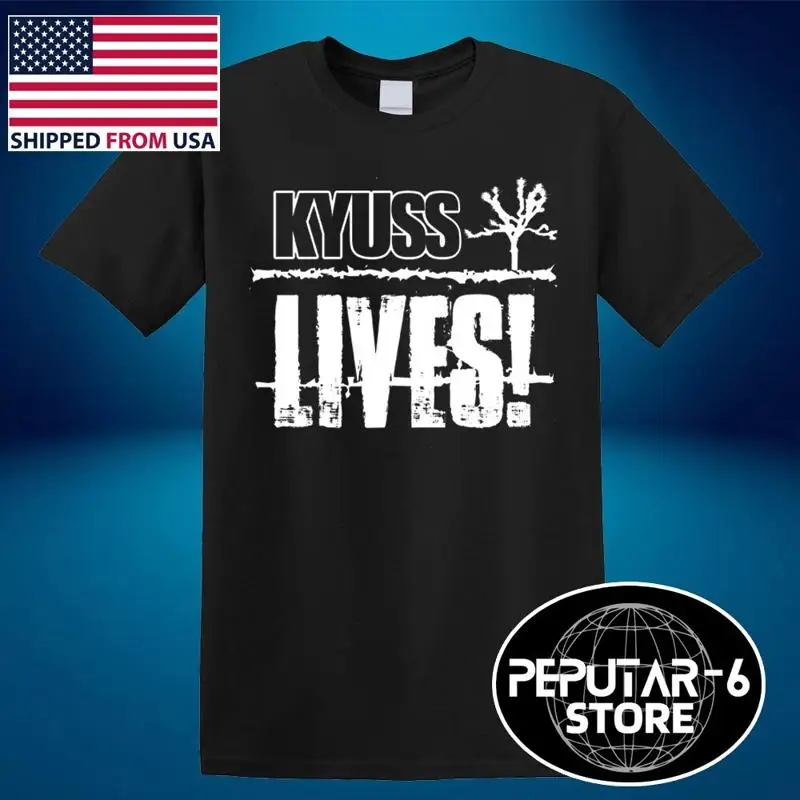 

Мужская черная футболка Kyuss размера S 5XL