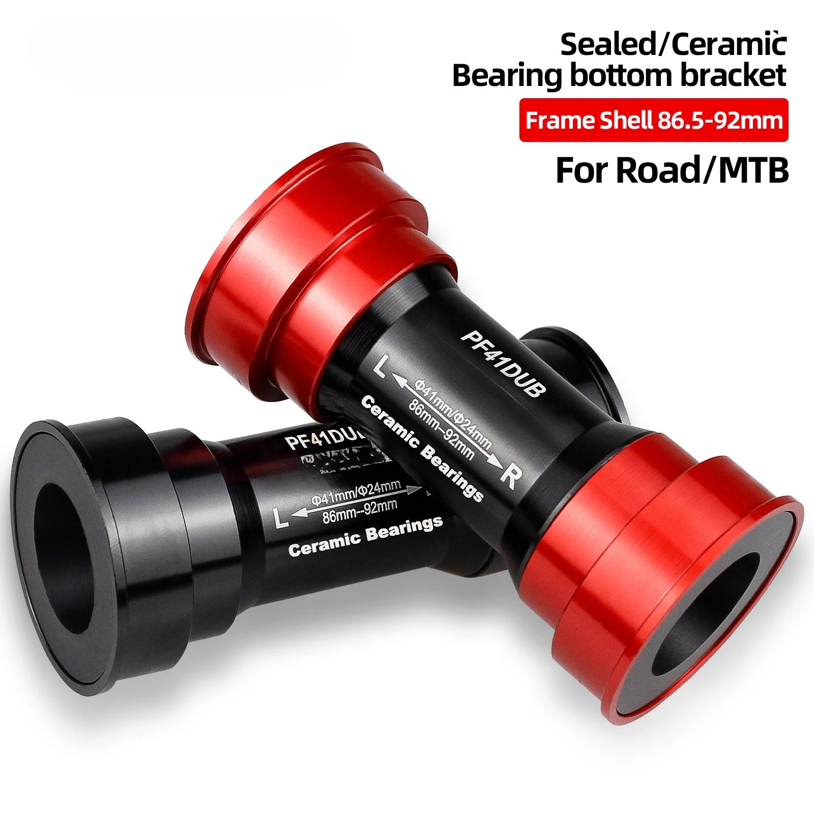 

Mountain Highway Press-in Ceramic Bicycle Axle BB86 BB92 PF4130 DUB Axle