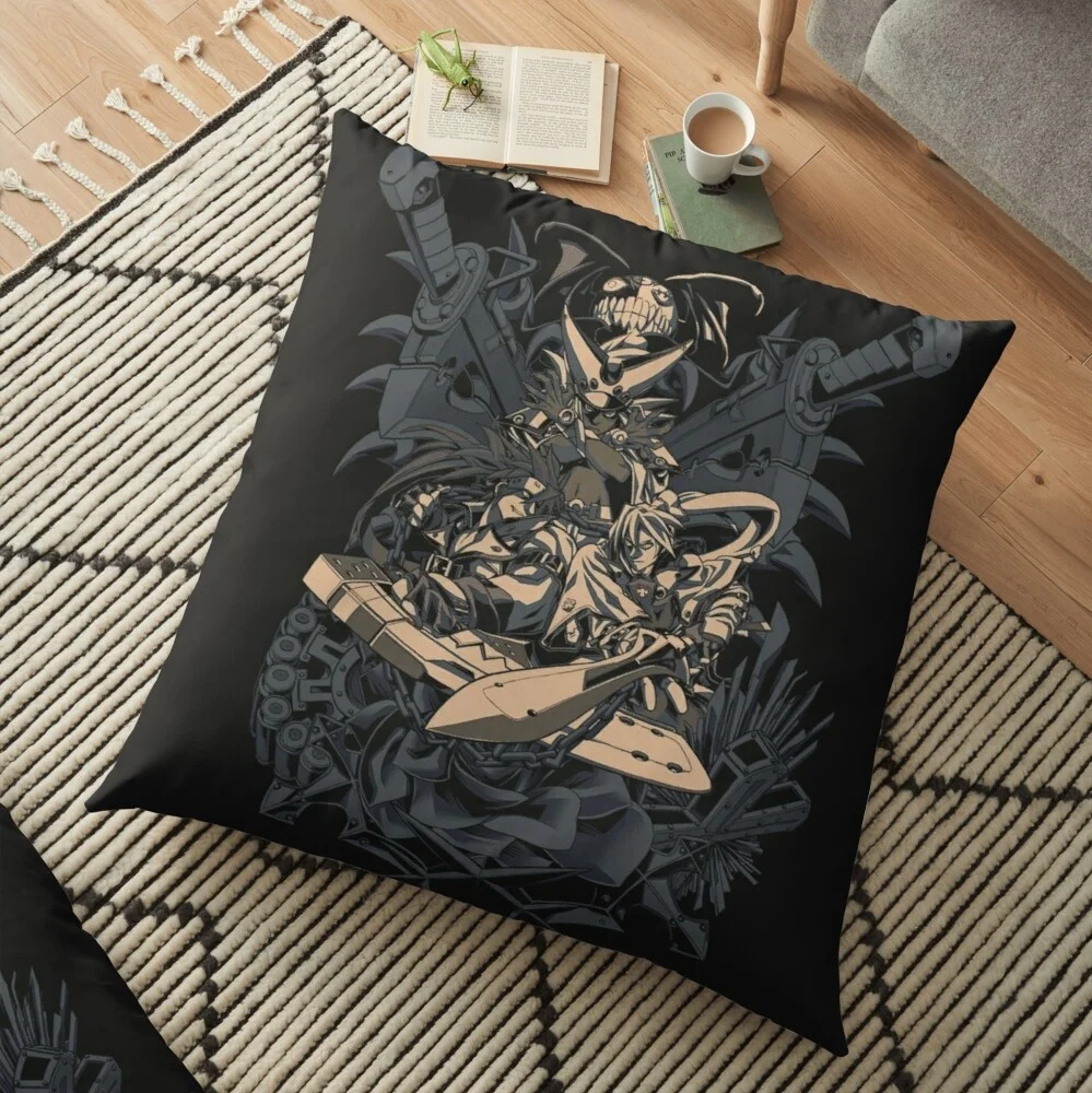 Guilty Gear Ready to Rock Decoration Pillow Case Sofa Waist Throw Cushion Cover Home Decor