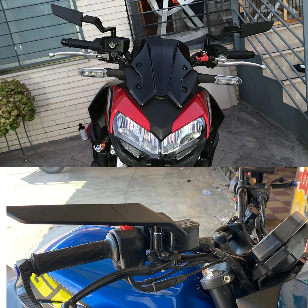 Dla YAMAHA MT 07 MT07 MT 09 MT09 SP MT 10 MT10 SP lusterka motocyklowe Stealth Winglets lusterka zestawy do obracania regulowanych lusterek