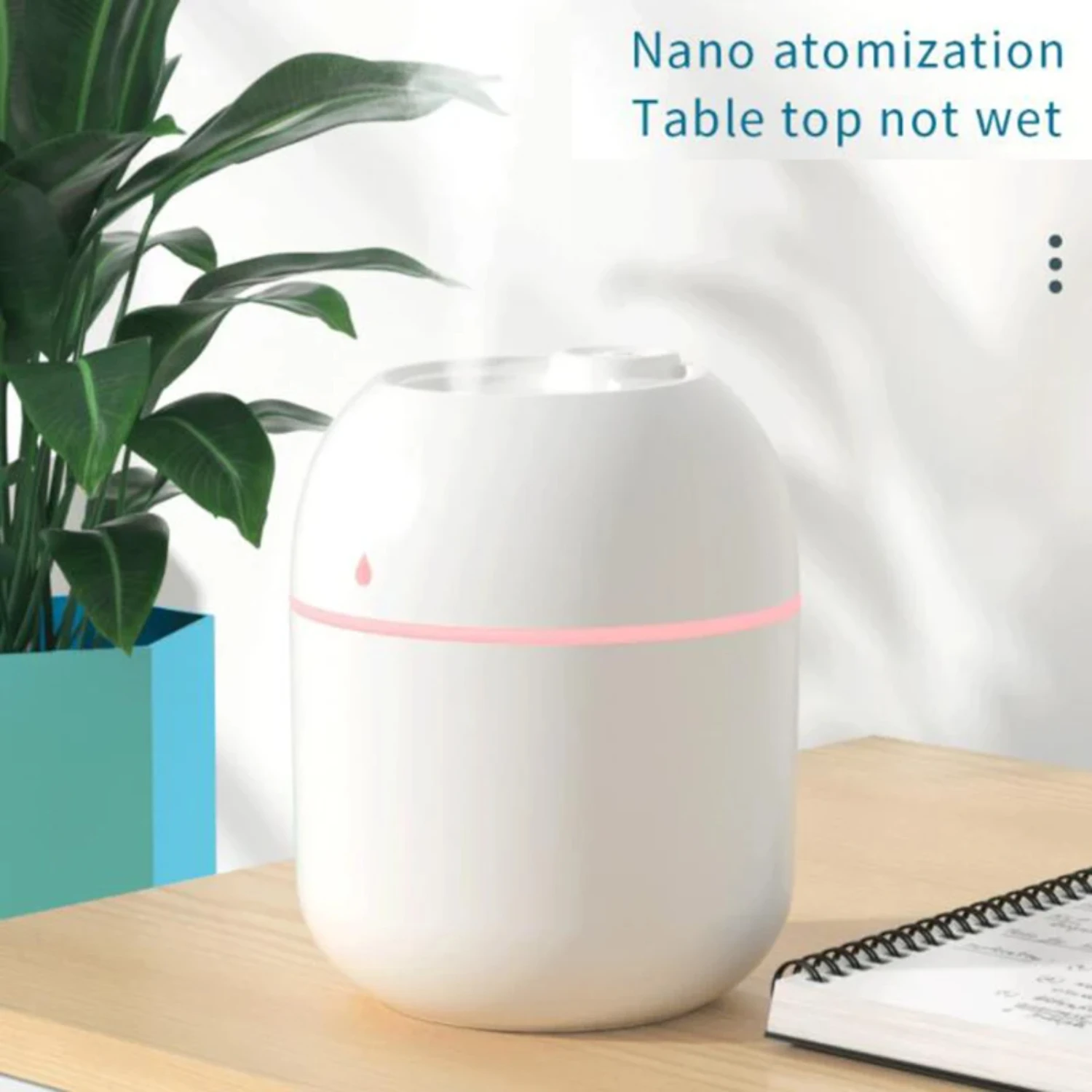 Compact, Intelligent, and Large Portable Adjustable Mini USB Air Humidifier with Perfect Aromatherapy Machine - Ideal for Adding