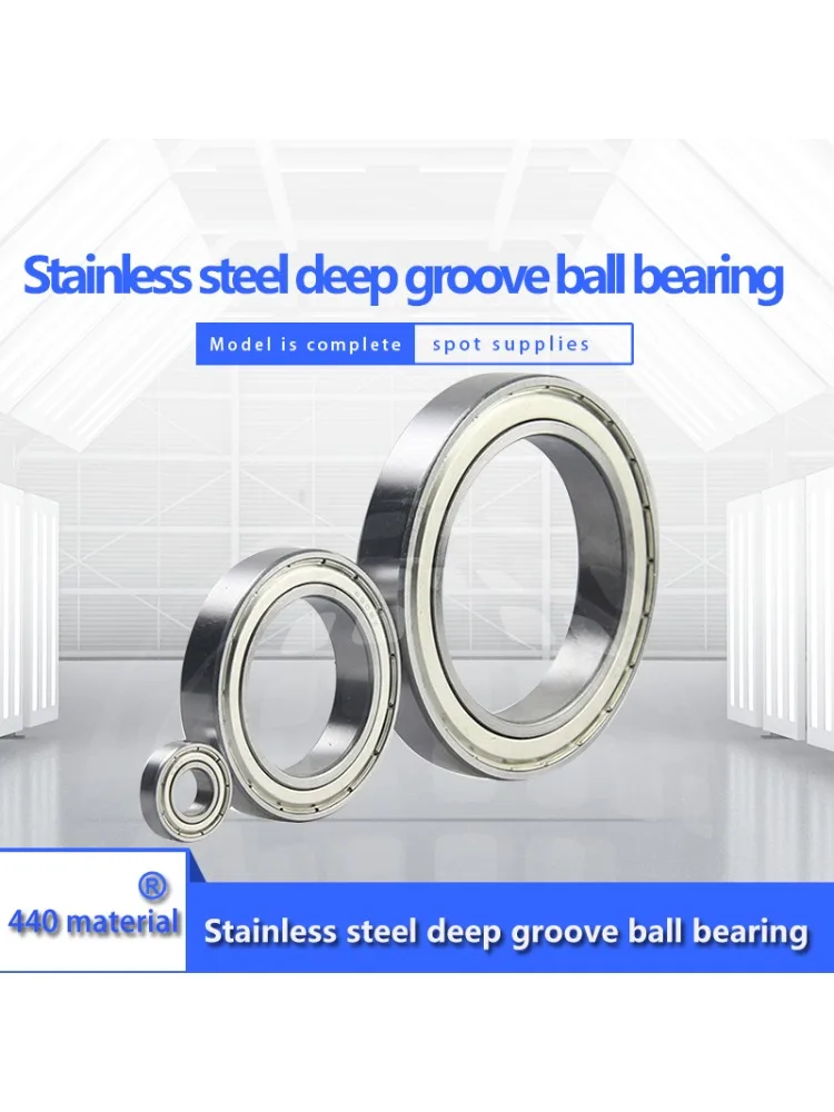 1 PC Stainless steel bearing S6808 S6809 S6810 S68111 S6812 S6813 S6814 S6815 ZZ