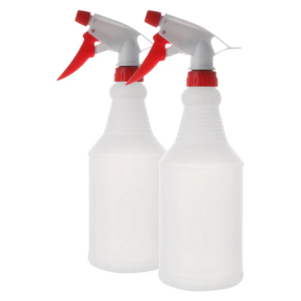 Adjustable Spray Bottles 2 Pack Empty Plastic Mist Sprayers for Cleaning Gardening and Plant Watering
