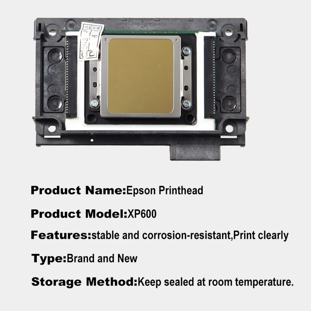 XP600 Printhead kepala cetakan UV, kepala cetak UV pelarut Eco baru untuk XP600 XP610 XP620 XP625 XP630 XP635 XP700 DX8 DX9 FA09050