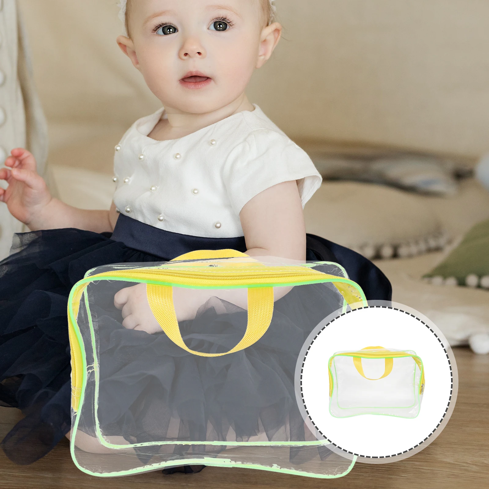 

Percussion Instrument Set Toys Baby Instruments Kids Bag Portable Storage Trash Can