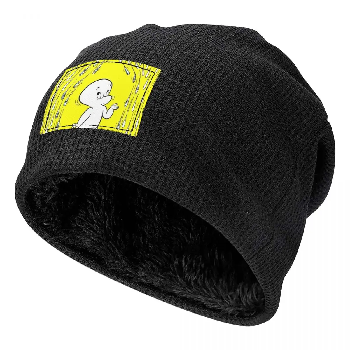 The Friendly Ghost Casper  Unisex Adult Beanies Caps Fleece-Lined Bonnet Hat Warm Hip Hop Autumn Winter Outdoor Skullies Hats