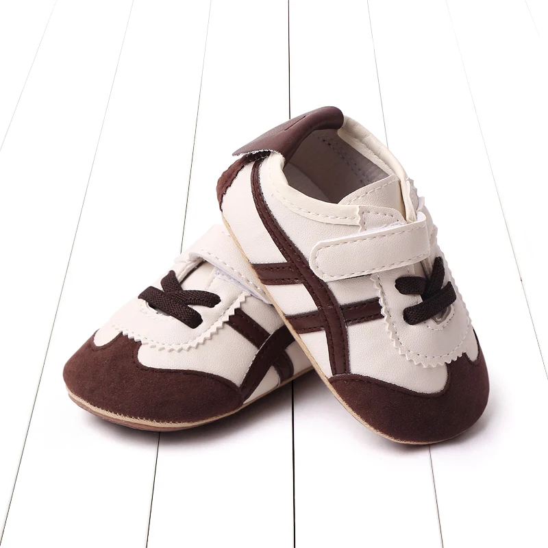 حذاء رياضي للأطفال للربيع والخريف للجنسين مصنوع من مادة البولي يوريثان الناعمة والمضادة للانزلاق TPR أحذية ما قبل المشي للأطفال الصغار من عمر 3 إلى 6 أشهر أحذية الخطوة الأولى 2025 #3