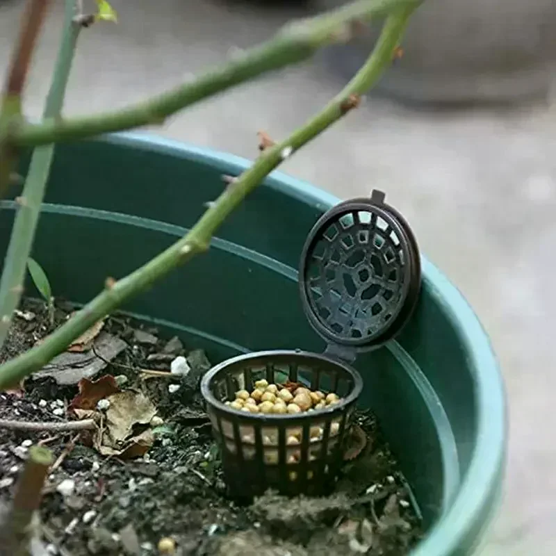 

Fertilizer Basket With Lid Fertilizer Box Case Easily Carrying Part Bonsai Fertilizer Container Eco-friendly Tool