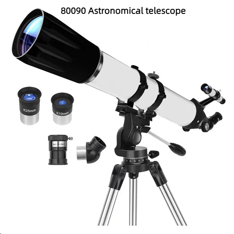 

New Astronomical Telescope Upgraded 80090 Large Aperture High Magnification High-definition Deep Space Stargazing Telescope