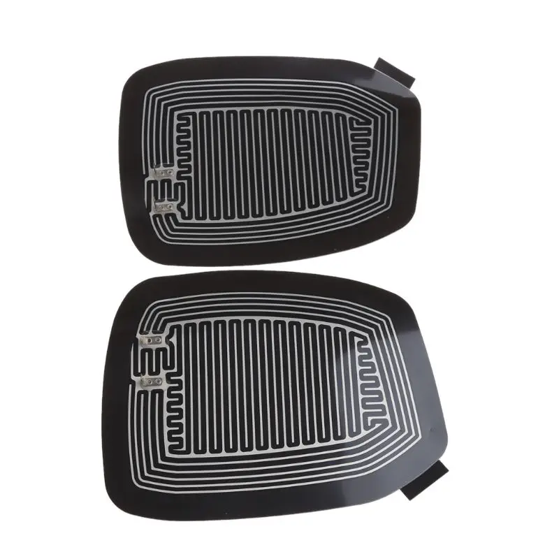 A70F Quick Warm 12V Glass Heater Heated Defogger Pad Mat Defogger for Car Side Mirror