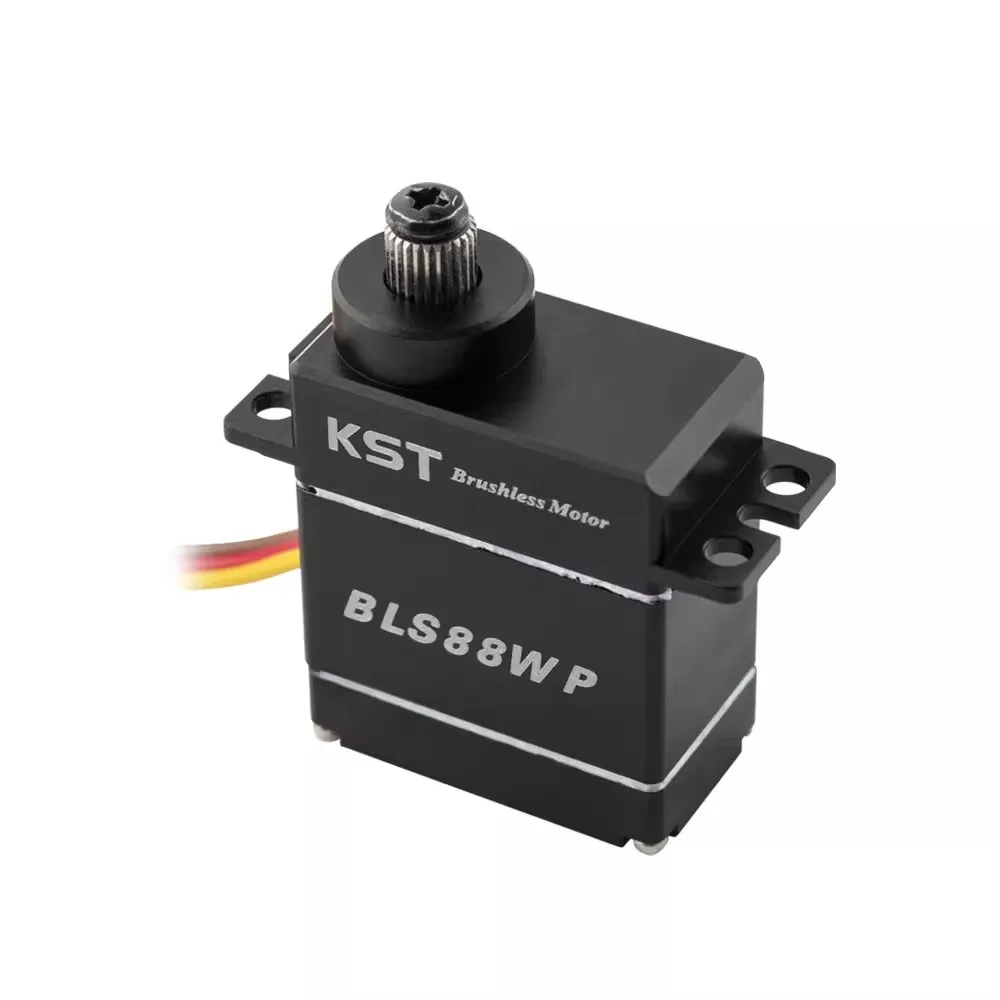 KST BLS88WP ミニブラシレス全金属デジタル高電圧高速 8.5 キロ防水 IP67 RC サーボボートパンカークローラー用