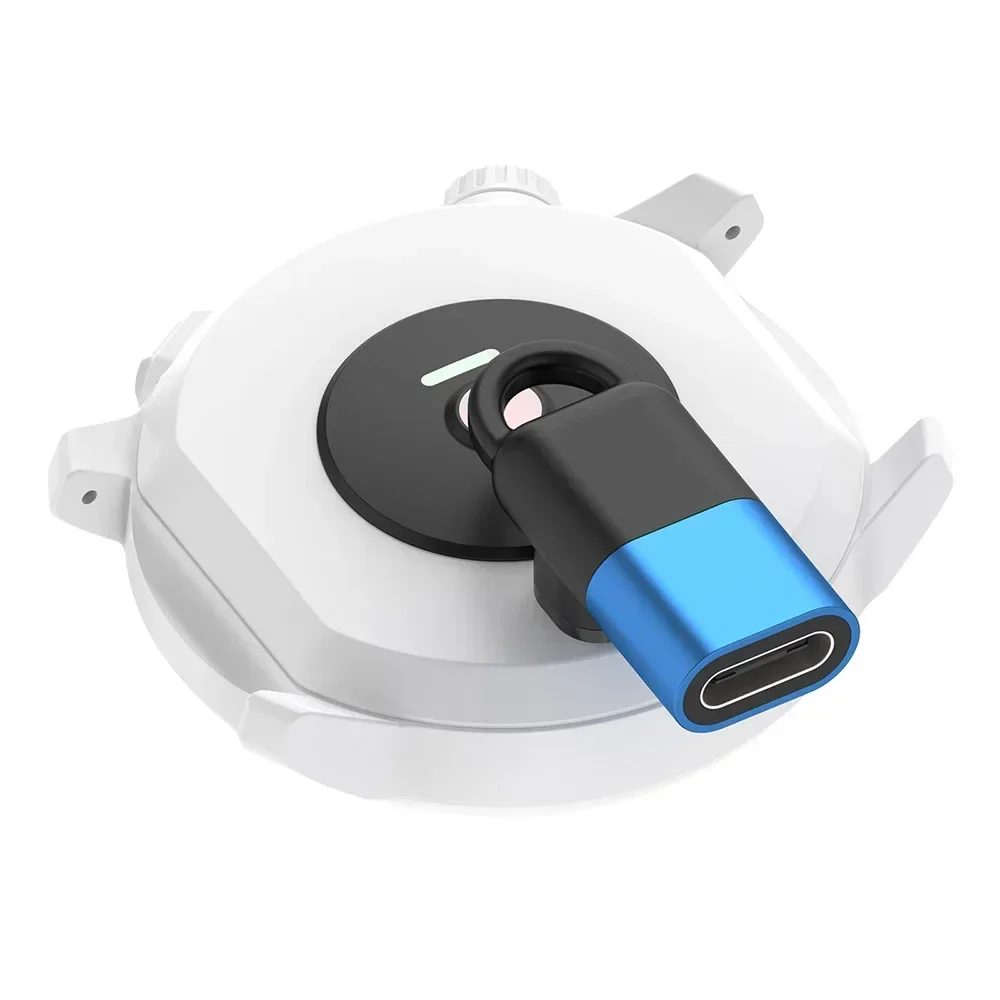 Ladegerät-Adapter für Coros PACE 3/ PACE 2, Metallstecker auf Typ-C-Ladekabel für COROS Apex Pro/Vertix/Vertix 2 Blau