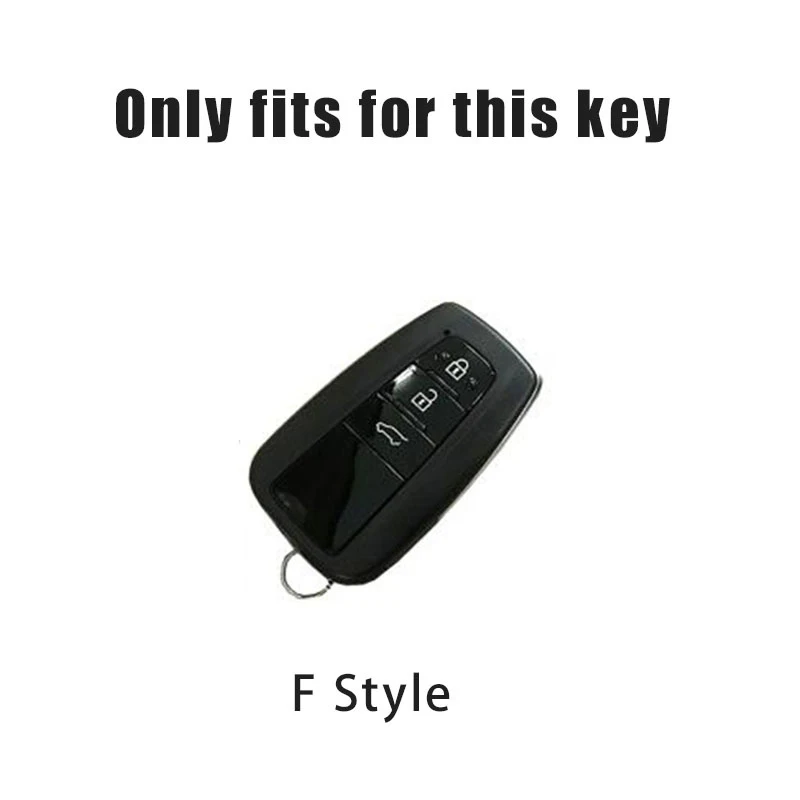 Alloy Car Key Case Cover For Toyota Prius Camry Corolla CHR C-HR RAV4 Altis Land Cruiser Prado Protector Keychain Accessories