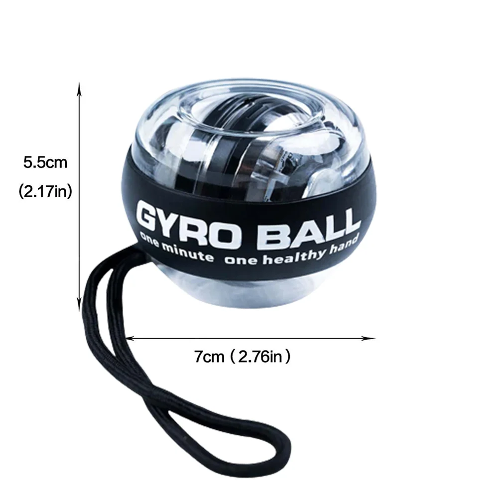 New 100kg Self starting Men's Grip Ball Arm Strength Wrist Metal Silent Centrifugal Fitness Wrist Strength Device