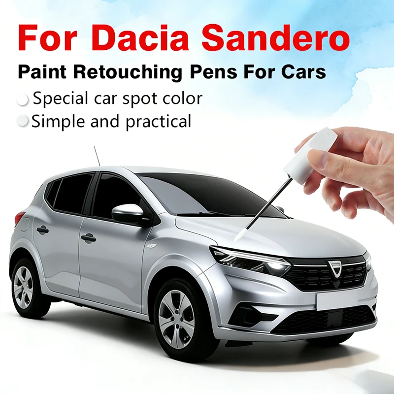For Dacia Sandero Car Paint Repair Pen Restores Original Factory Paint Finish with Clear Coat Enhances Gloss Cedar Green