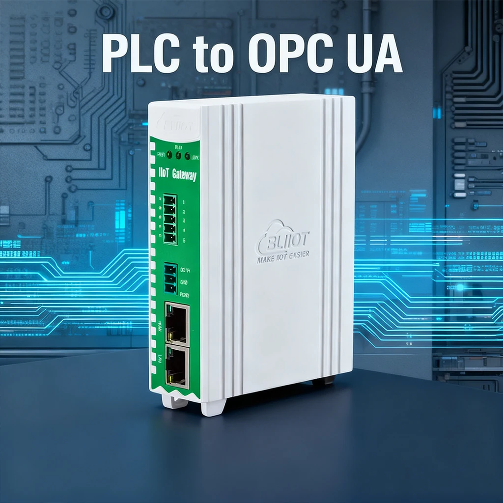 

BLIIOT PLC to OPC UA Protocol Gateway Support Remote Industrial Gateways with Wifi RS485