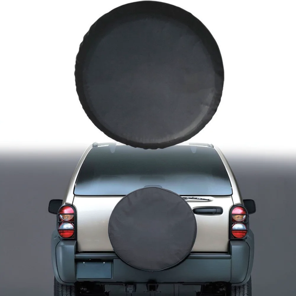 Waterproof Spare Tire Cover PVC Leather Protector For SUV Truck Trailer RV Automotive Exterior Wheel Case Dust Cover