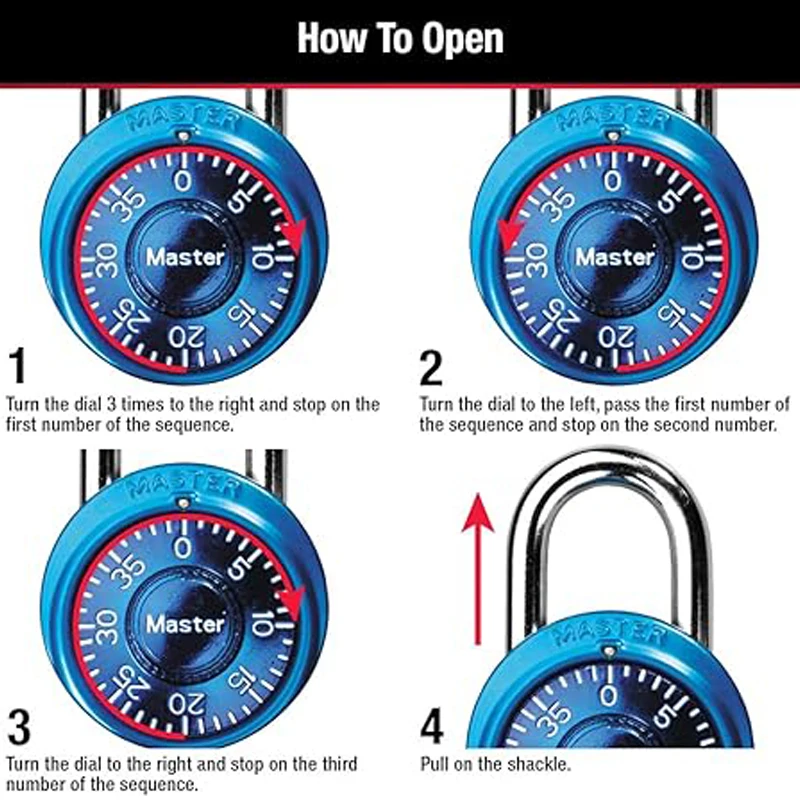 Rotating password lock padlock mini cabinet gym changing cabinet lock luggage student lock 1533DBLK