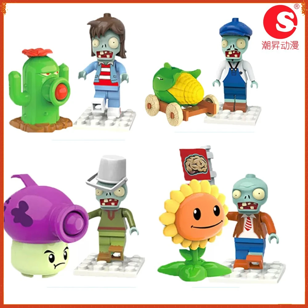 

Genuine Plants Vs. Zombies Blind Box Classic Cartoon Periphery Gashapon Model Toys Desktop Decorations Creative Collection Gifts