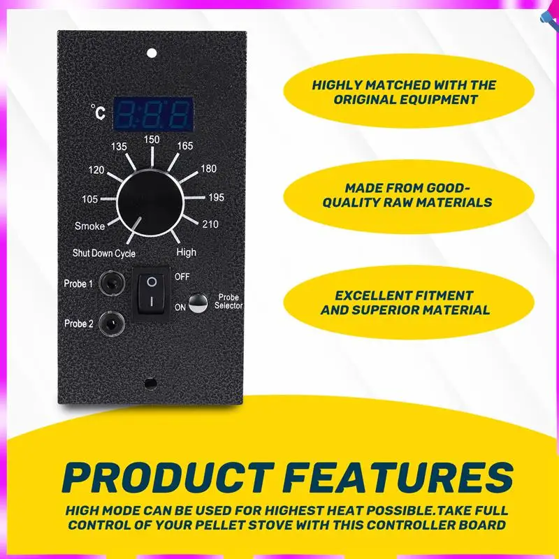 N96R Digital Thermostat Upgrade Controller Board Replacement For Traeger Pellet Grill