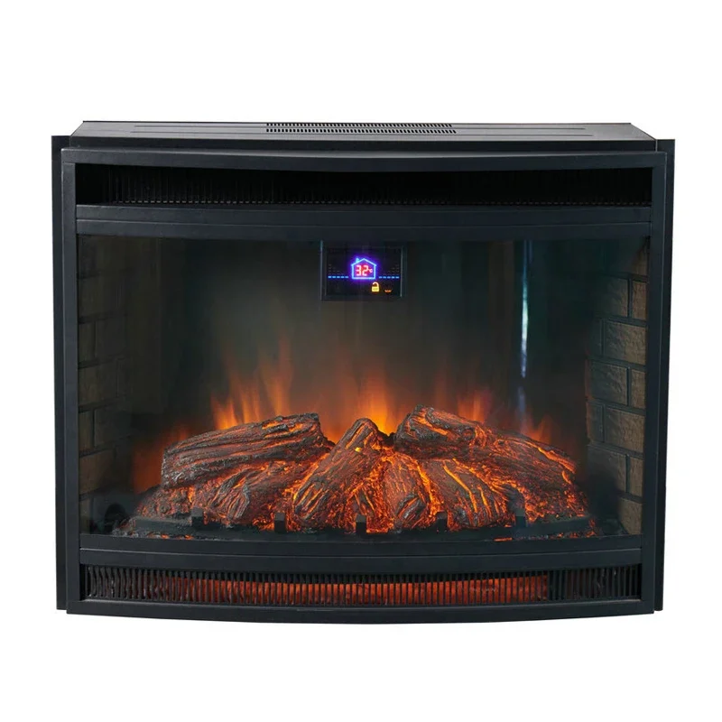 Good Quality Home Decorative 3d Led Fireplace Built In Simulated Wood-Burning Wick Customized Electric Fireplace