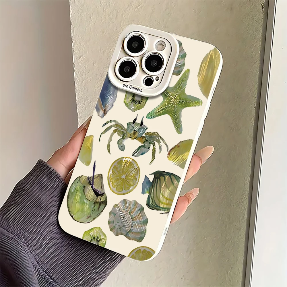 Luxuriöse Trendige Artikel Collage Handyhülle für iPhone 17 16 15 14 11 12 13 Pro Max Plus 7 8 Plus XS XR 17 Air Stoßfeste Weiche Hülle – Detail 17