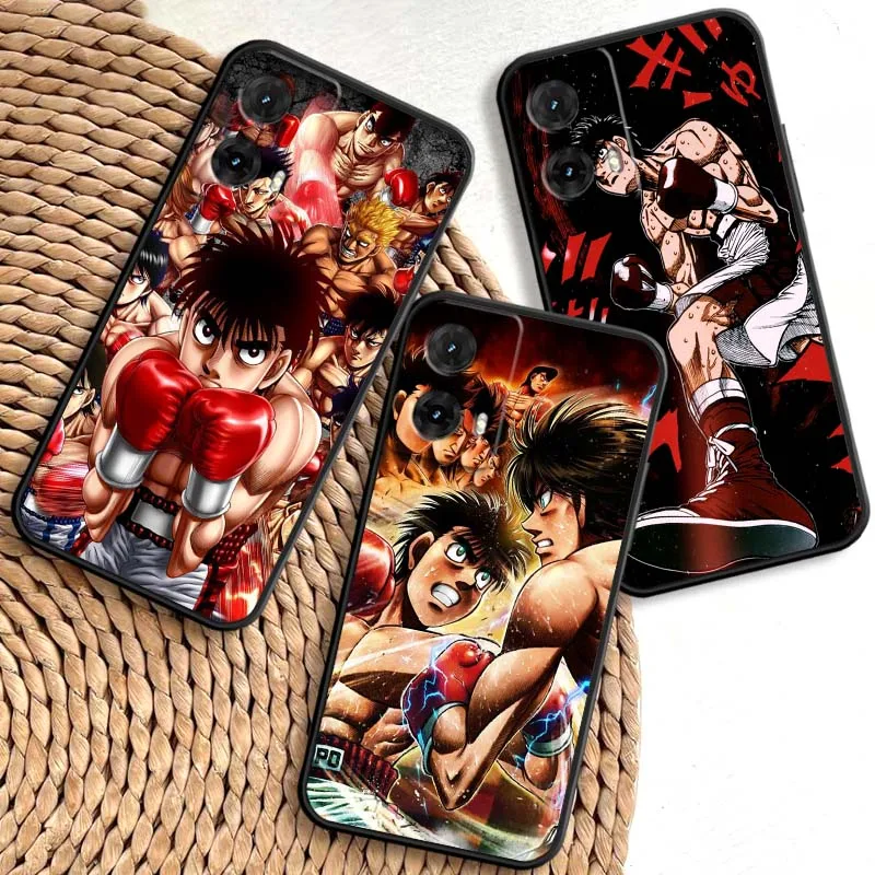 

Hajime no Ippo Anime Art For Motorola G85 Edge 50 G24 G35 G14 G04 40 G72 G34 G31 G Stylus G54 G13 G32 5G Black Phone Case