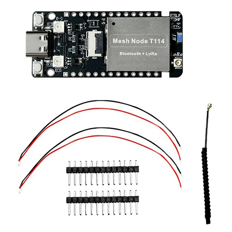 1 مجموعة Mehtastic المقتفي T114 الشمال NRF52840 SX1262 Lorawan Lora ل Arduino تحديد المواقع Devboard BLE Wifi 433-510Mhz