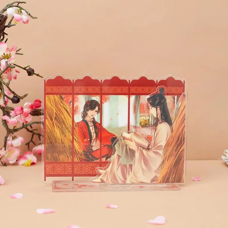 Heaven Official's Blessing Merch على الوجهين من الأكريليك ستاندي غابة القيقب الحمراء Pu Qi Guan Hua Cheng، Xie Lian