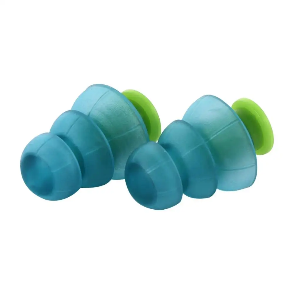 

Musician Soundproof Reusable Ear Plugs Silicone Hearing Protection Noise Cancelling