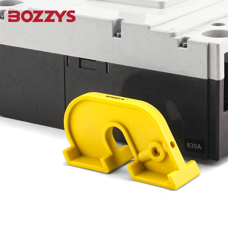 BOZZYS Yellow Safety Simple Circuit Breaker Lcokout for Electrical Isolation Lockout to Prevent Accidents BD-D05-5