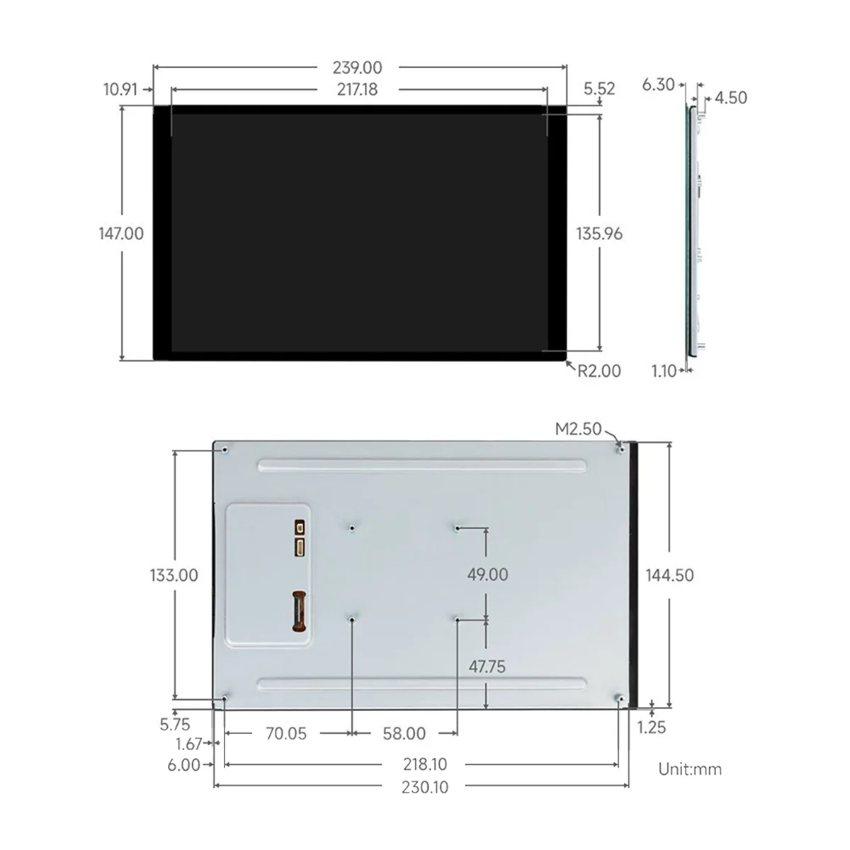 

10.1 Inch LCD DSI MIPI Touch Screen Display 800x1280 for ESP32-P4_OFSS