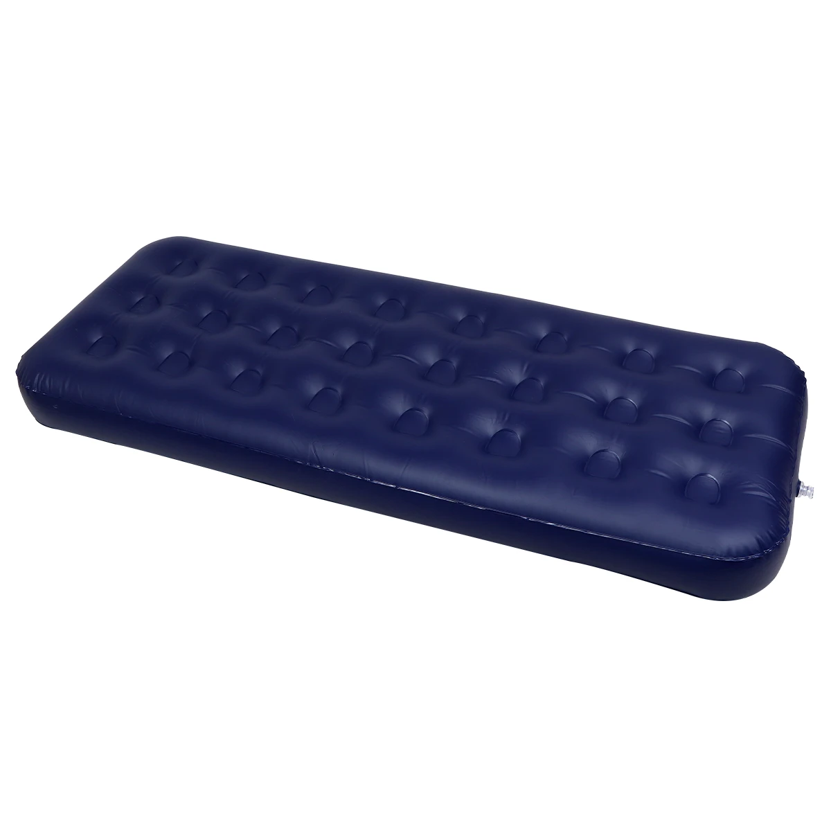 

1pc Inflatable Mattress Single Air Bed Camping Mat Foldable Portable Cushion Ground Mat For Outdoor Sleeping Tent Durable Pvc