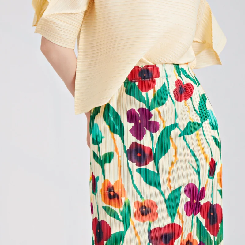 تنورة مياكي ملفوفة بنصف الجسم ملفوفة على الورك صيفية جديدة رائجة البيع ونصف مستقيم على الطراز القديم الشهير [23510zsj-K687]