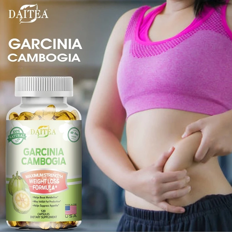 

Garcinia Cambogia Extract Capsules - Burns Fat, Boosts Metabolism, Supports Healthy Weight Management, and Boosts Energy
