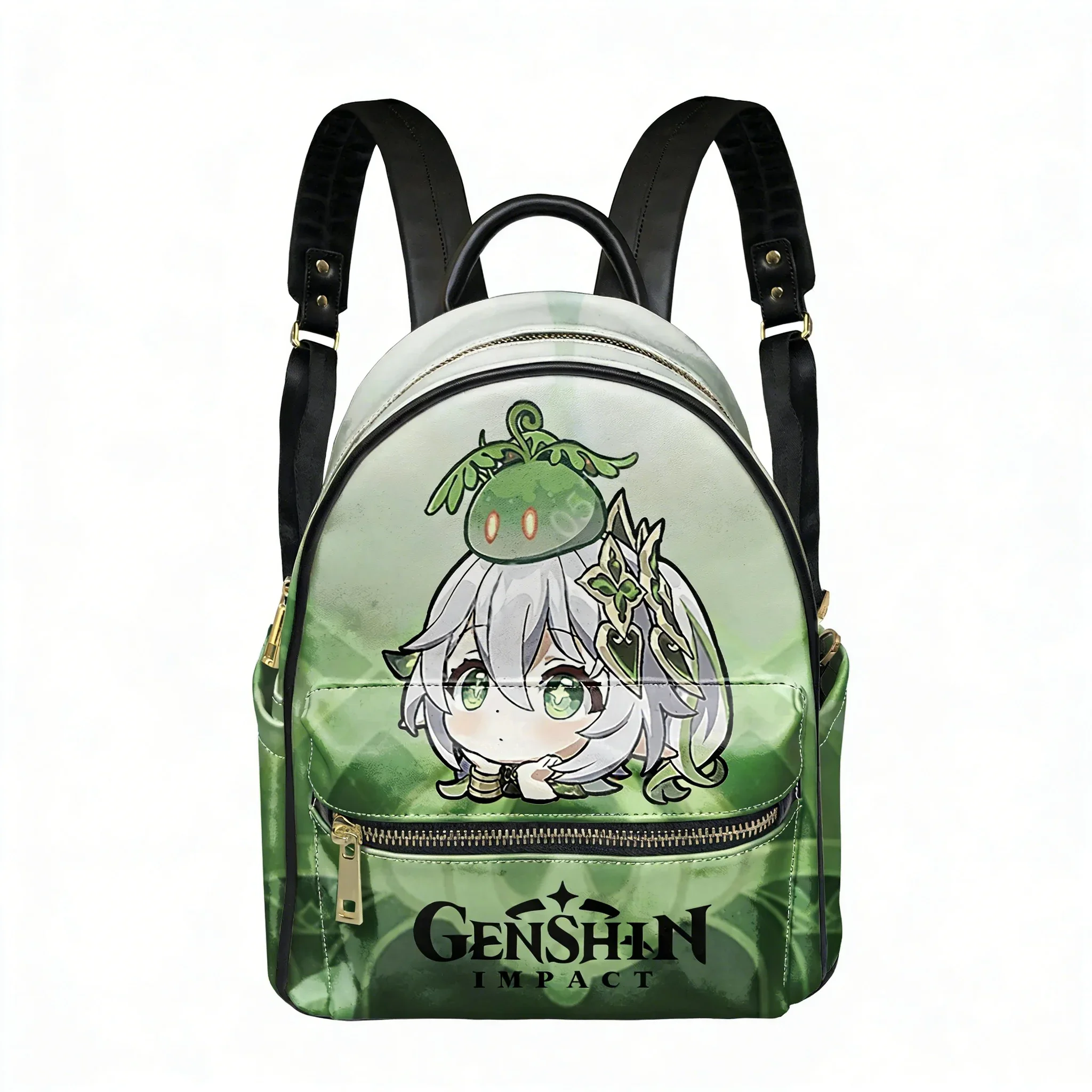 Genshin Nahida Backpack Womens Mens Knapsack Custom Text Image Double Shoulder Bag Business Travel Bookbag Rucksack Gift Daypack