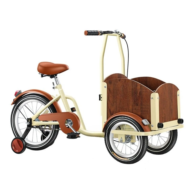 Reverse tricycle pet tricycle bicycle male and female baby bicycle