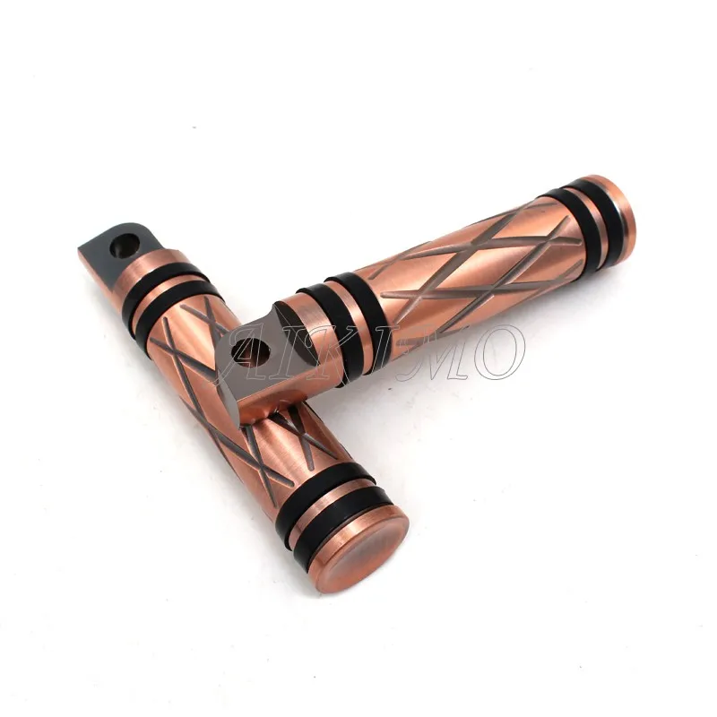 Motorcycle 1\'\' Handle Grip Handlebar Grips+Foot Peg+Shifter Pegs Bronze Color For Harley Sportster Touring Dyna Softail Bobber