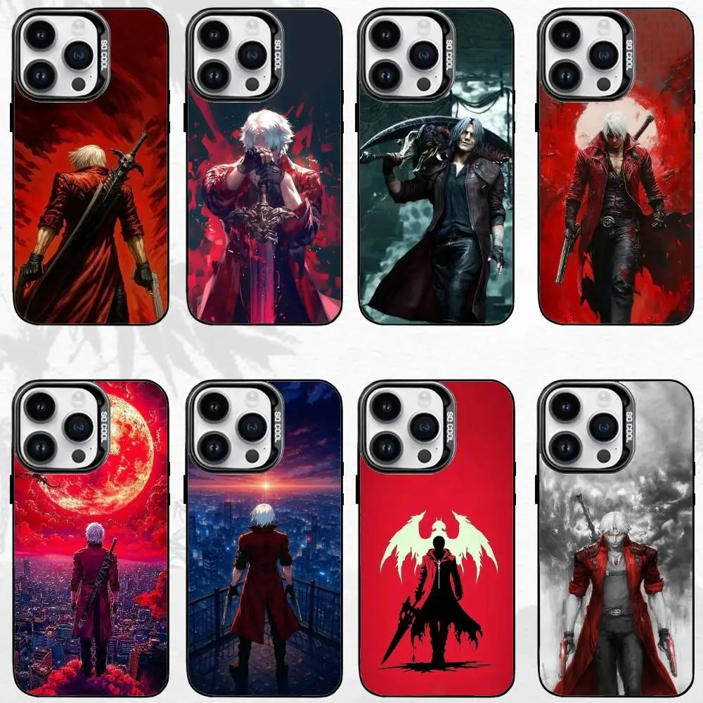 

Game D-Dante D-Devil Hot Phone Case For iPhone17,16,15,14,13,12,11 Plus,Pro Max Black Matte Shockproof Cover