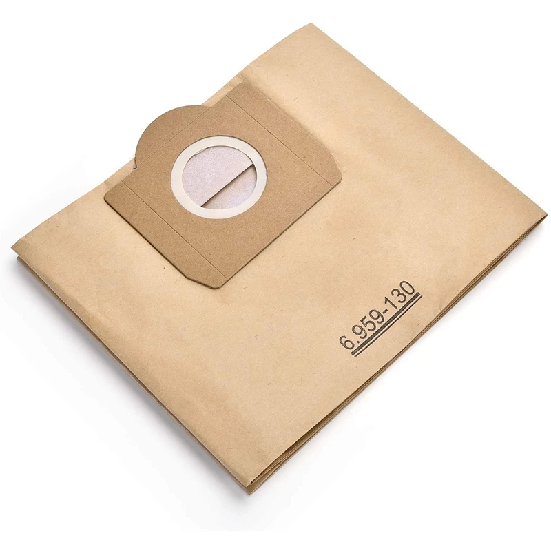 New Arrivals-10Pcs Vacuum Cleaner Bags For Karcher 6.959-130.0 Filter Bags For A2201 WD3 Filter Bags Wet & Dry Vacuum Cleaner Pa
