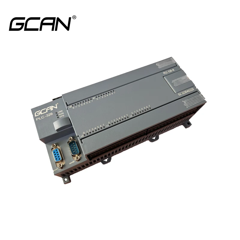 Gcan-プログラム可能なロジックコントローラー、plc 24-di 16-doトランジスタ、出力2ai 2ao 0-10v 0-20ma rs485