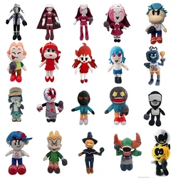 Hot Game Friday Night Funkin Plush Toys Cute Anime Spooky Month Skid Pump FNF Sarvente Ruvyzvat Garcello   Stuffed Dolls Kids Gi